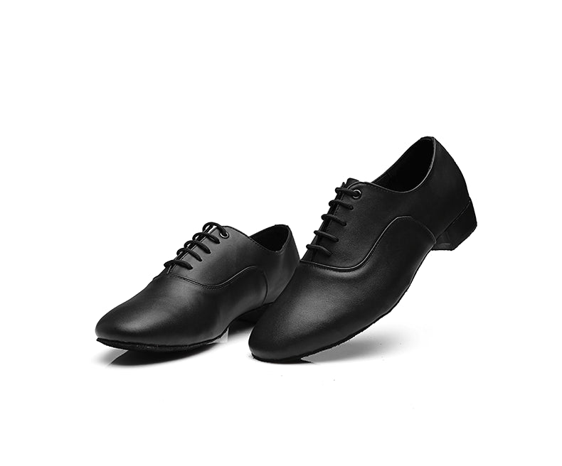 Men's Modern Dancing Shoes Leather Soft Bottom Men's Dance Shoe Latin Dance Shoes Dance Shoe Men's National Standard Square Friendship Dancing