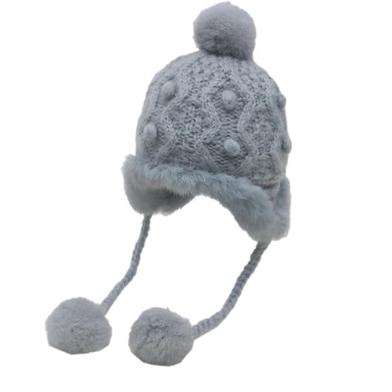 Winter Knitted Ear Protection Wool Hat Parent-child Style